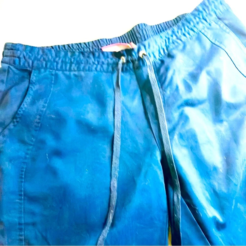 Purple Label Blue Drawstring Capris - Picture 6 of 6